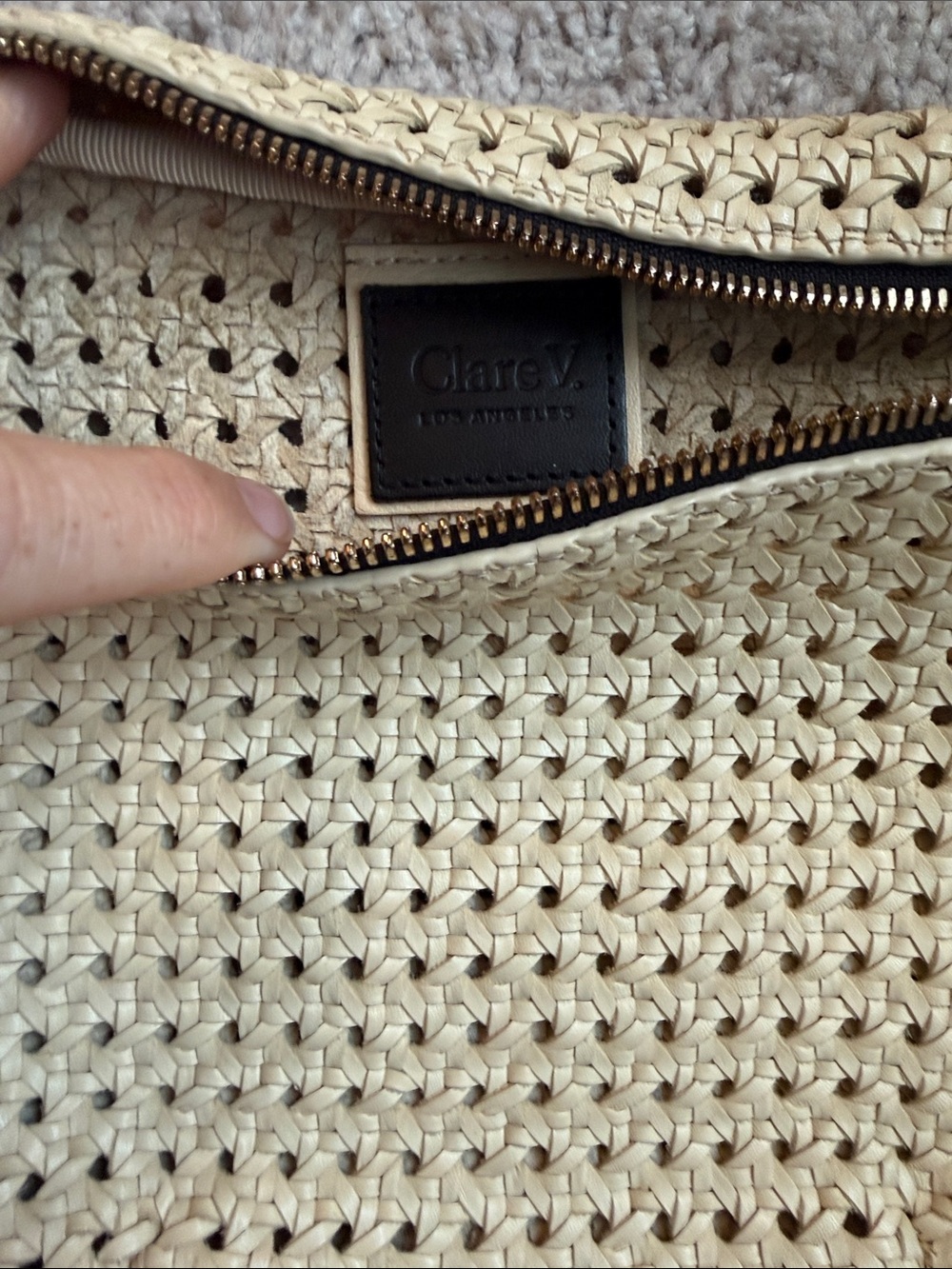 Clare V woven Grande Fanny - Picture 2 of 5